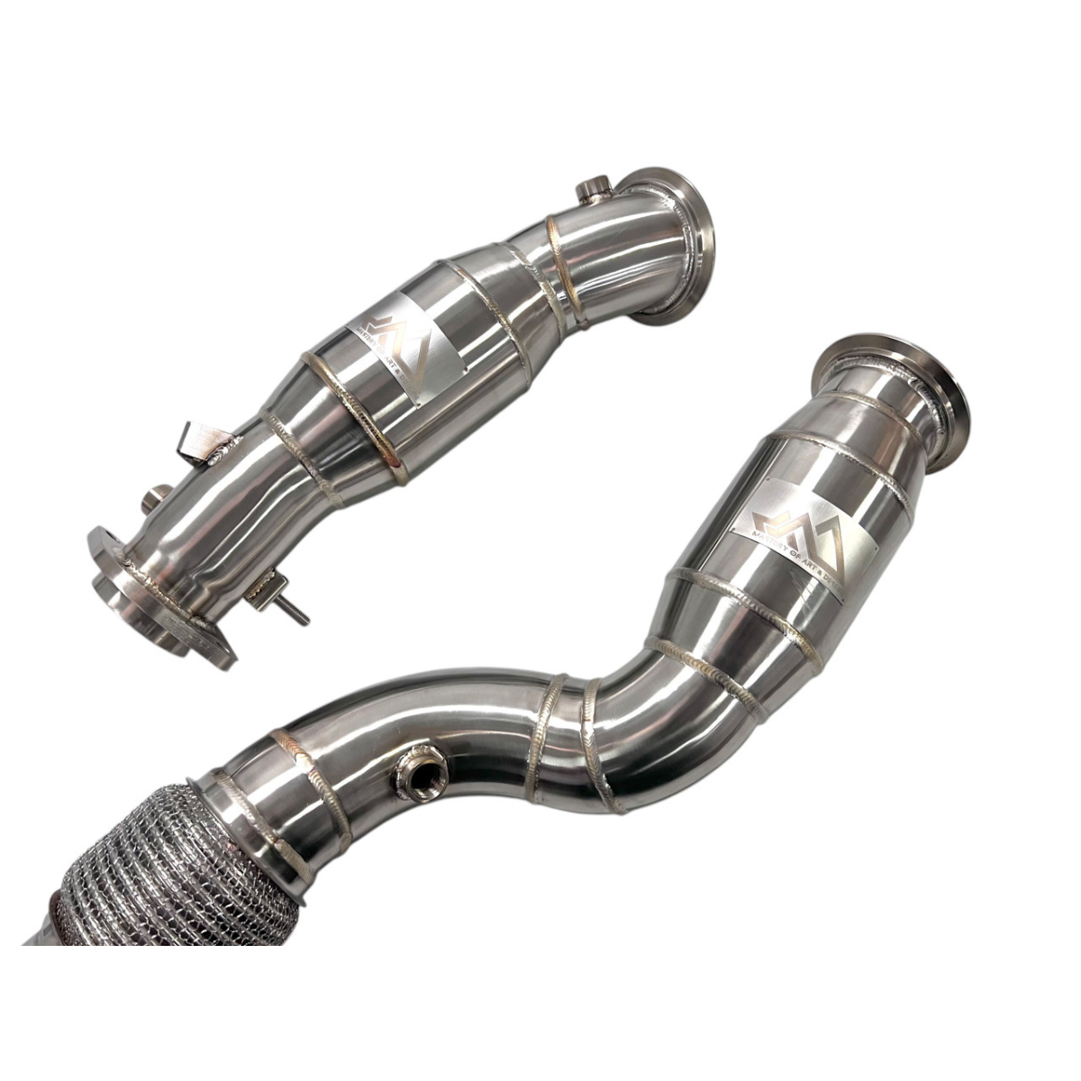 MAD_BMW_S58_200_Cell_Catted_Downpipes_M2_M3_M4_G87_G80_G81_G82_G83_with_Flex_Section_4