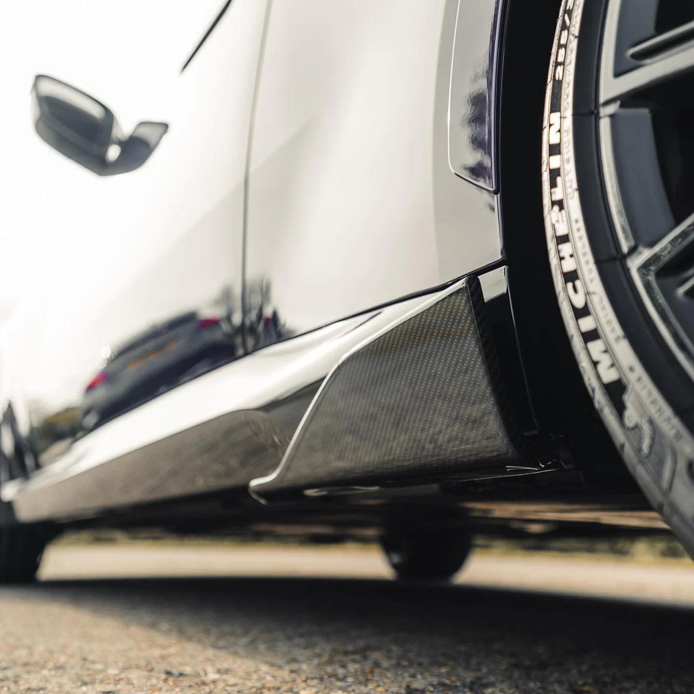 BMW M2 F87 MP STYLE DRY CARBON FIBER SIDE SKIRTS-DARKTRACE DESIGN-DARKTRACE DESIGN