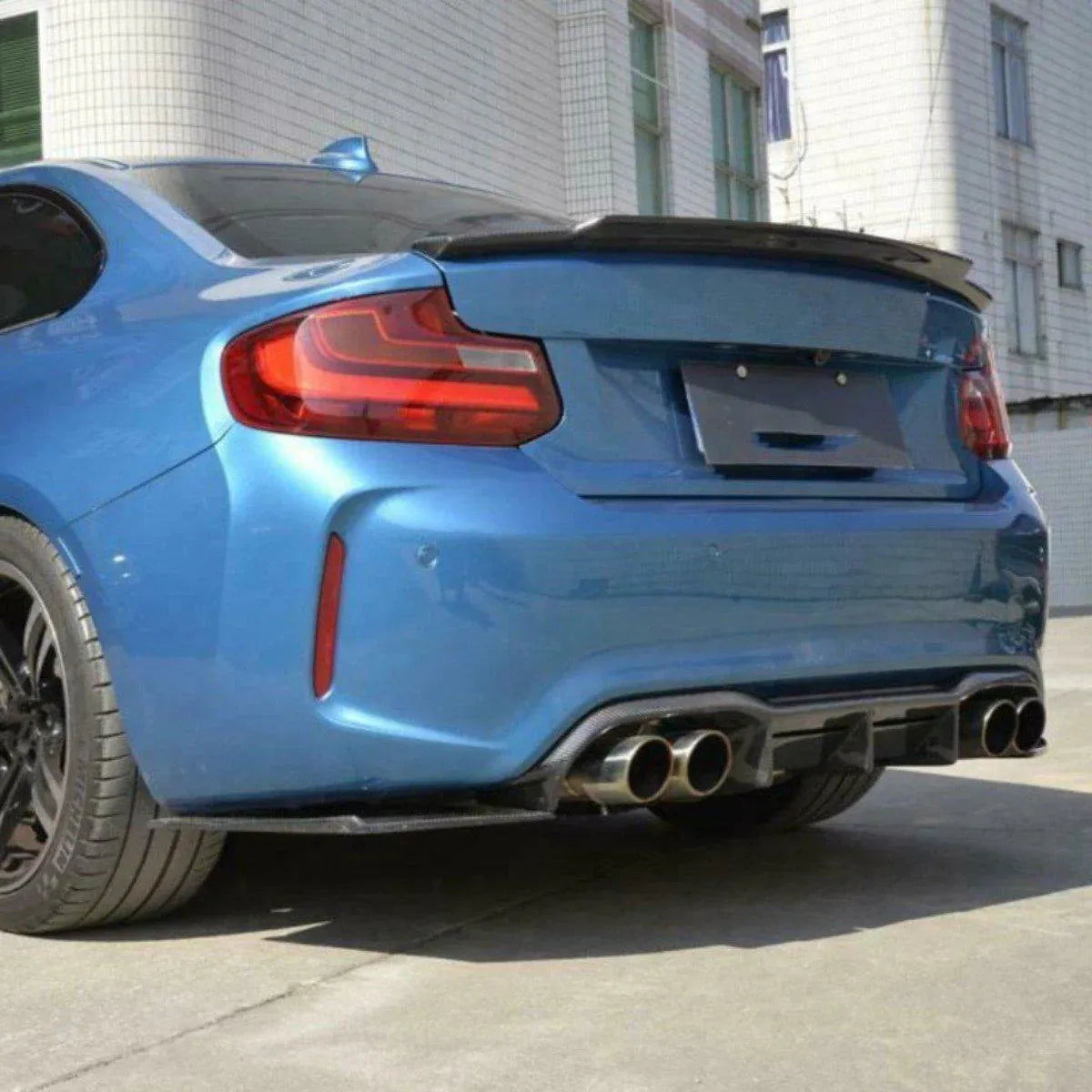BMW M2 F87 MTC STYLE DRY CARBON FIBER REAR CORNERS-DARKTRACE DESIGN-DARKTRACE DESIGN