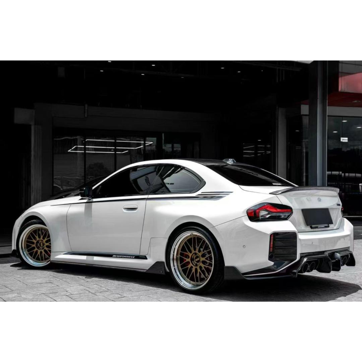 BMW M2 G87 AD STYLE DRY CARBON FIBER SIDE SKIRTS-DARKTRACE DESIGN-DARKTRACE DESIGN