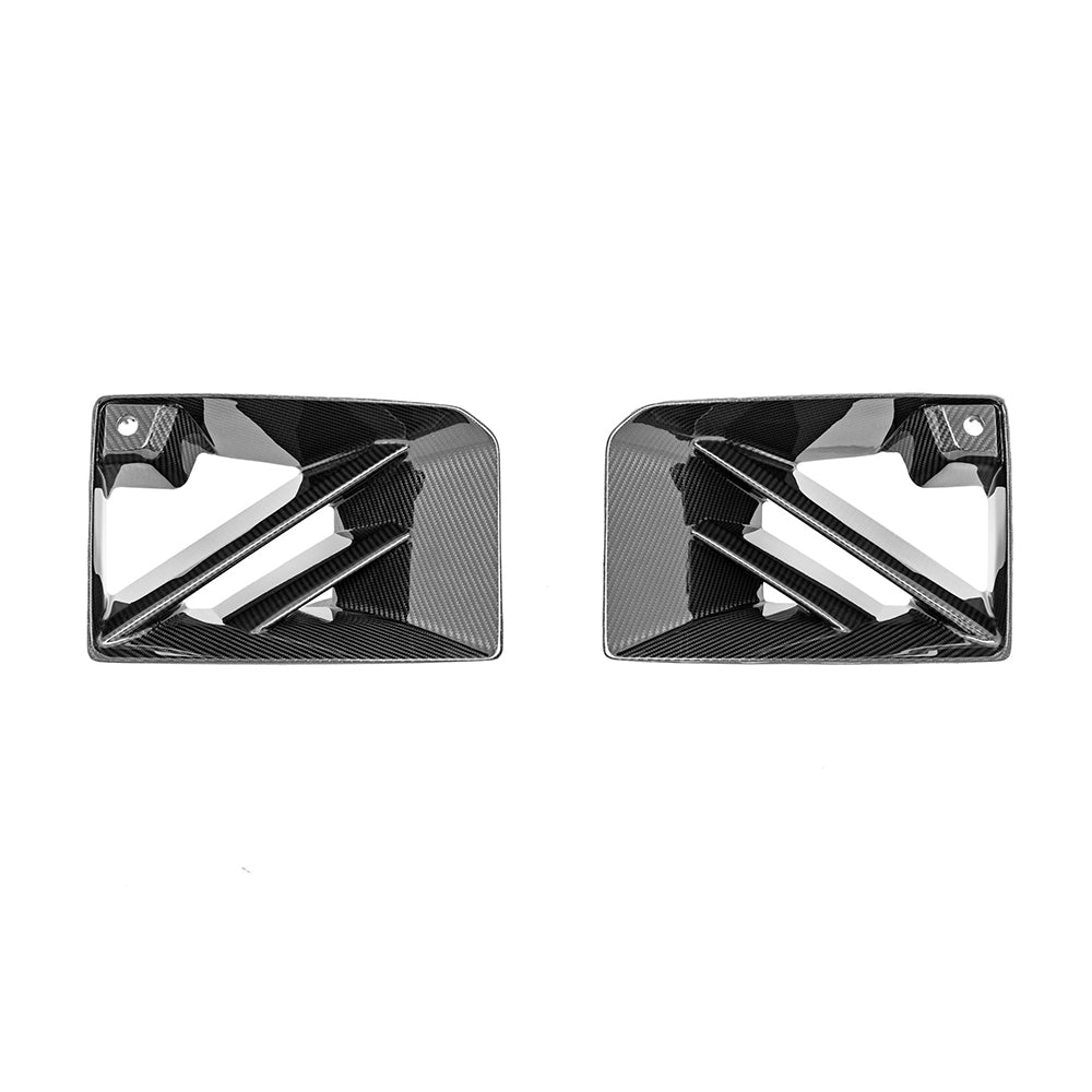 BMW M2 G87 DRY CARBON FIBER DOUBLE BAR FRONT DUCTS-DARKTRACE DESIGN-DARKTRACE DESIGN