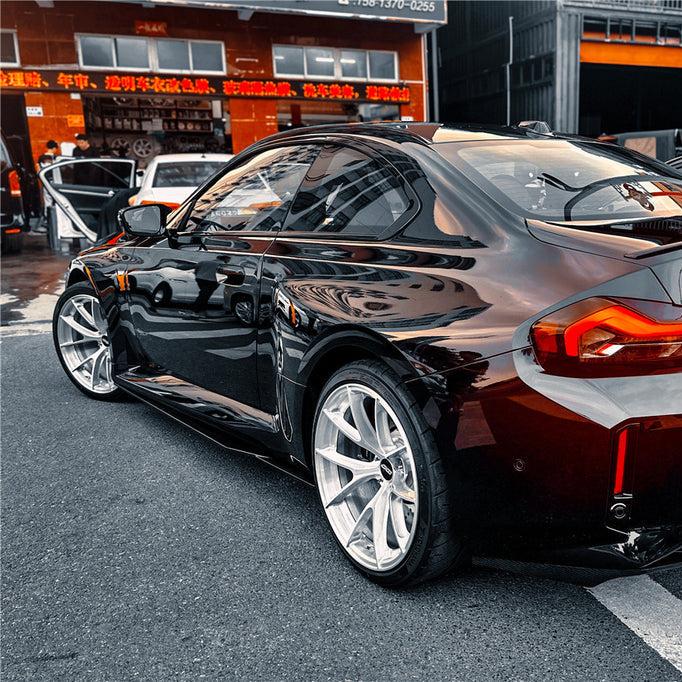 BMW M2 G87 DTD V1 DRY CARBON FIBER SIDE SKIRTS-DARKTRACE DESIGN-DARKTRACE DESIGN