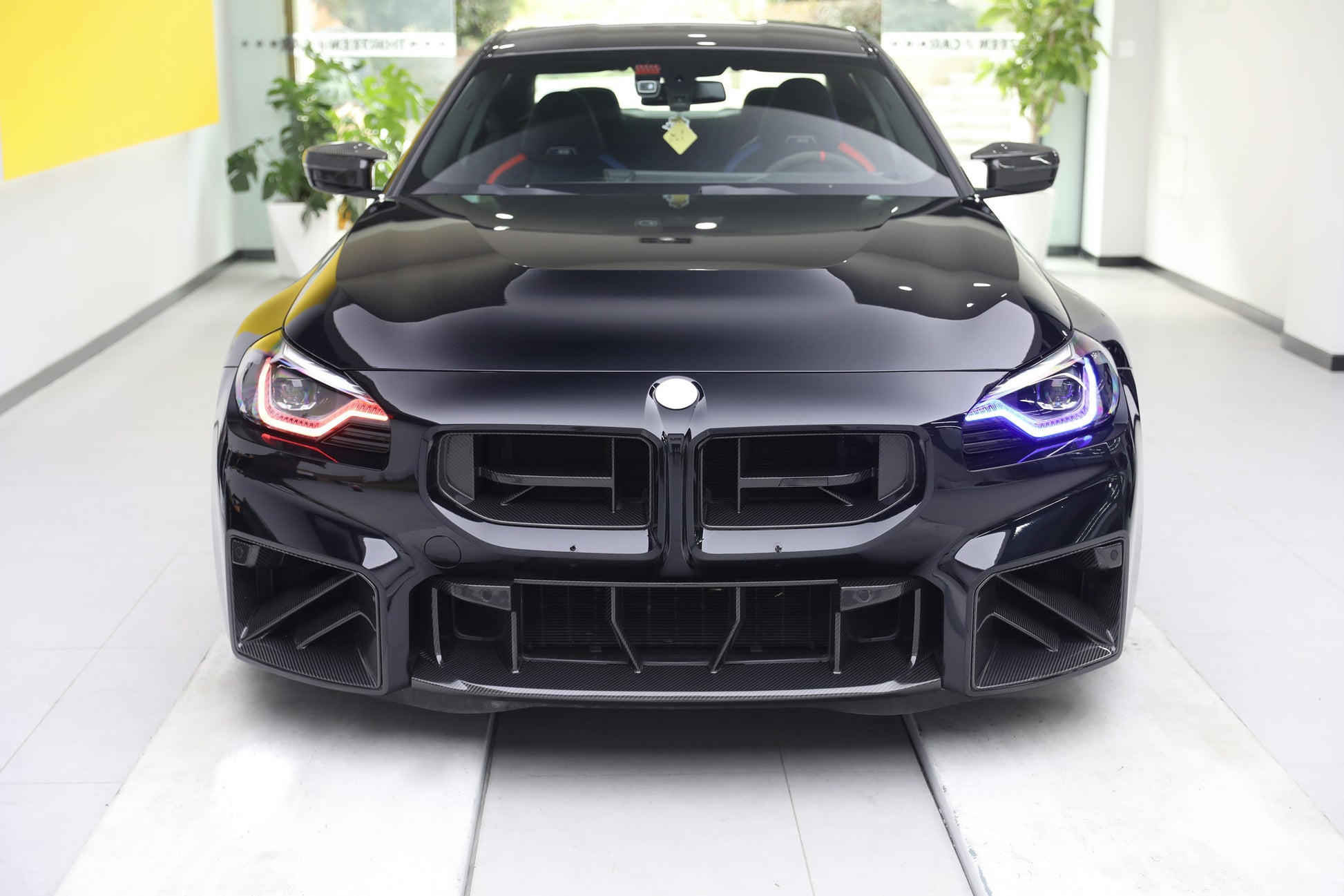 BMW M2 G87 DTD V1 STYLE DRY CARBON FIBER FRONT BUMPER TRIM-DARKTRACE DESIGN-DARKTRACE DESIGN