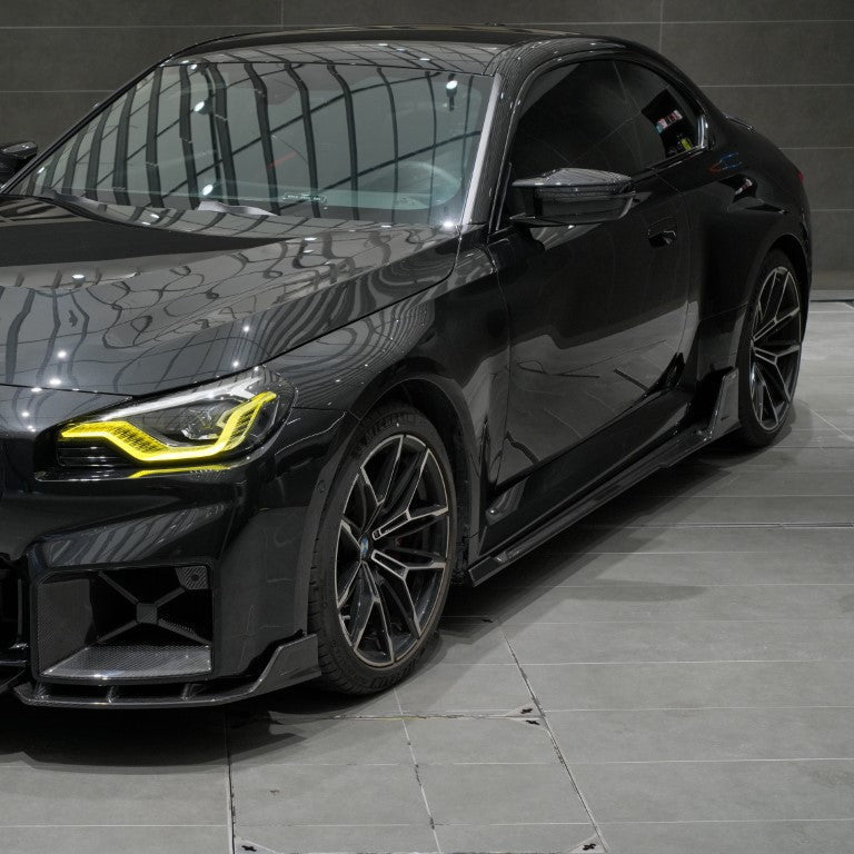 BMW M2 G87 DTD V2 DRY CARBON FIBER SIDE SKIRTS-DARKTRACE DESIGN-DARKTRACE DESIGN