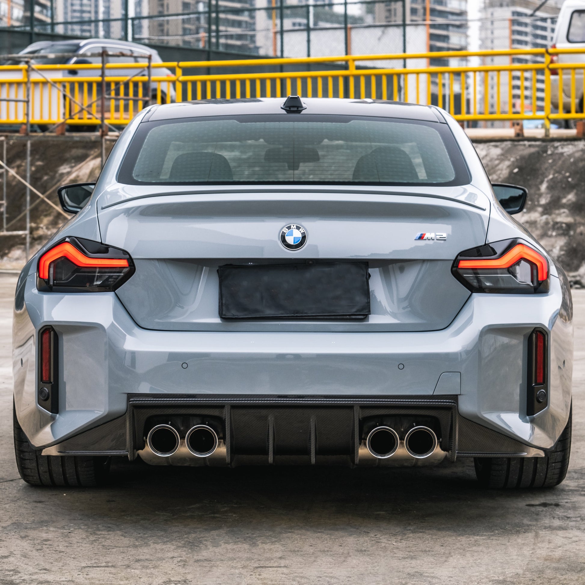 BMW M2 G87 DTD V3 STYLE DRY CARBON FIBER REAR DIFFUSER-DARKTRACE DESIGN-DARKTRACE DESIGN