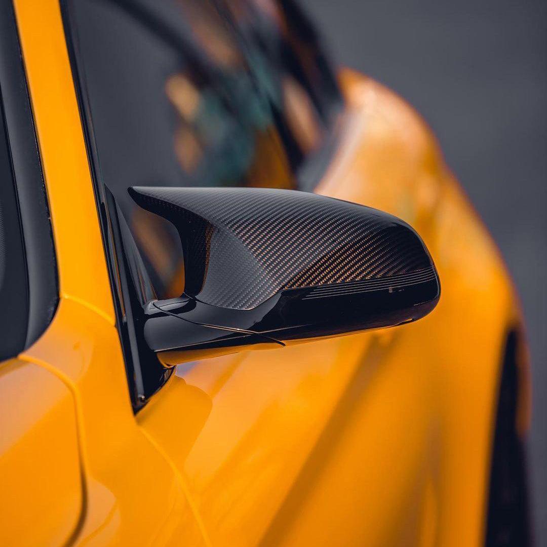 BMW M2/M3/M4 F80/F82/F83/F87 DRY CARBON FIBER MIRROR CAPS-DARKTRACE DESIGN-DARKTRACE DESIGN