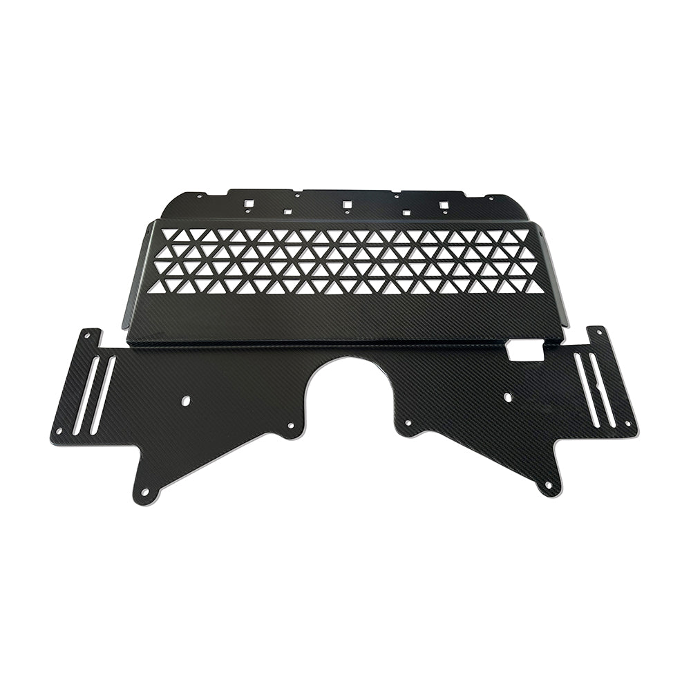 BMW M2/M3/M4 G80/G81/G82/G83/G87 DRY CARBON FIBER OIL COOLER GUARD PLATE-DARKTRACE DESIGN-DARKTRACE DESIGN