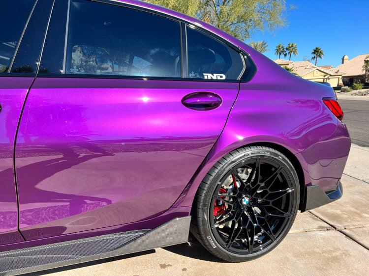 BMW M3 G80/G81 MP STYLE DRY CARBON FIBER SIDE SKIRTS-DARKTRACE DESIGN-DARKTRACE DESIGN