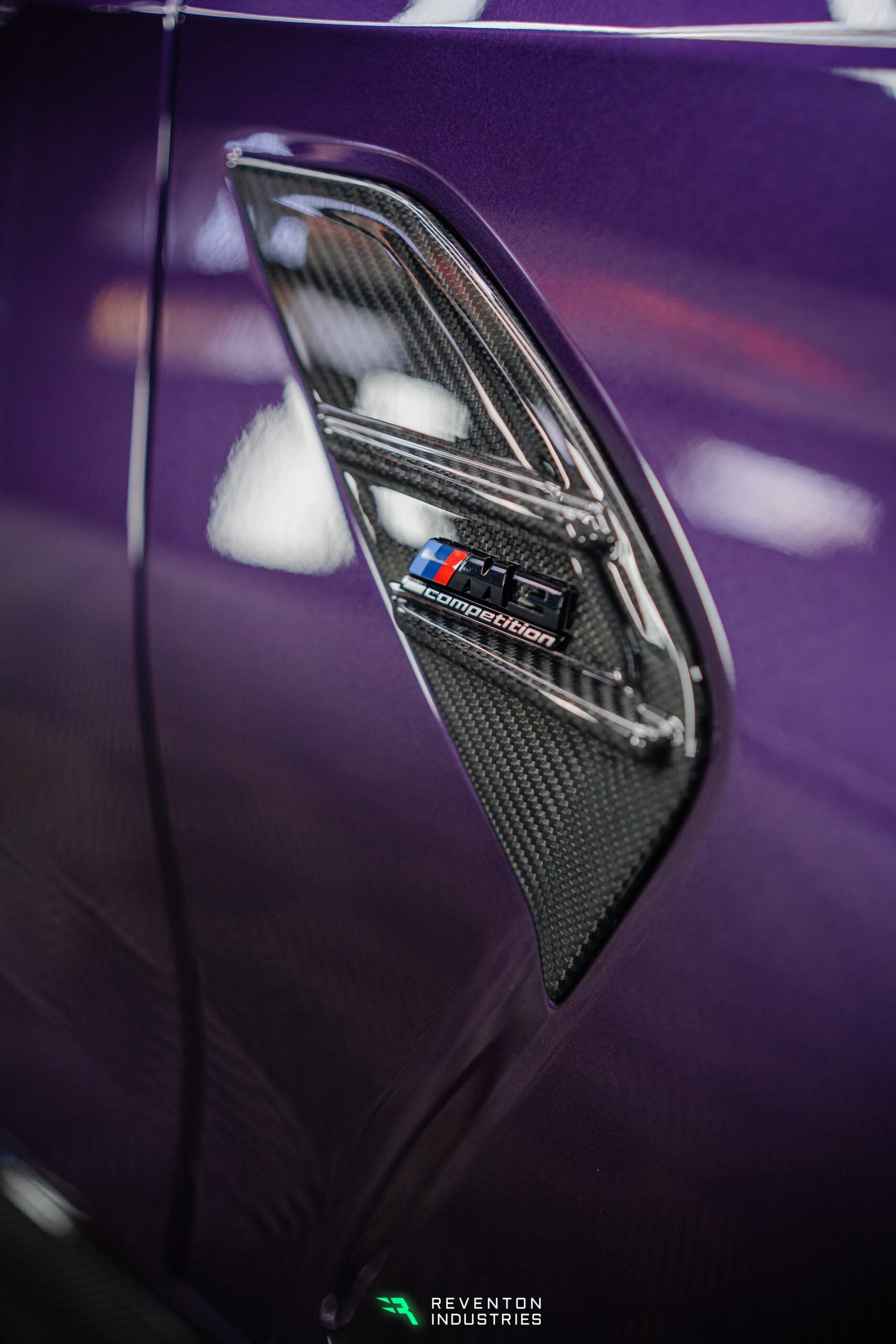 BMW M3 G80/G81 OEM STYLE DRY CARBON FIBER FENDER TRIMS-DARKTRACE DESIGN-DARKTRACE DESIGN