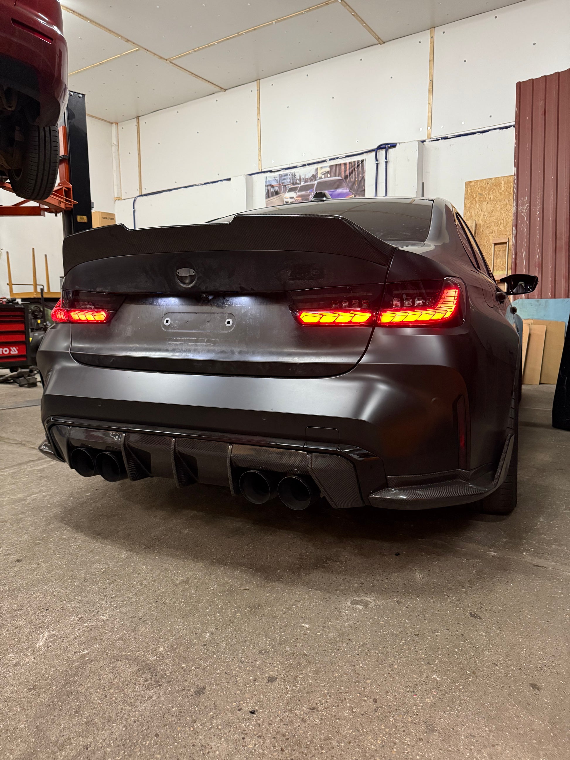 BMW M3/3 Series G80/G20 DTD STYLE DRY CARBON FIBER REAR SPOILER-DARKTRACE DESIGN-DARKTRACE DESIGN