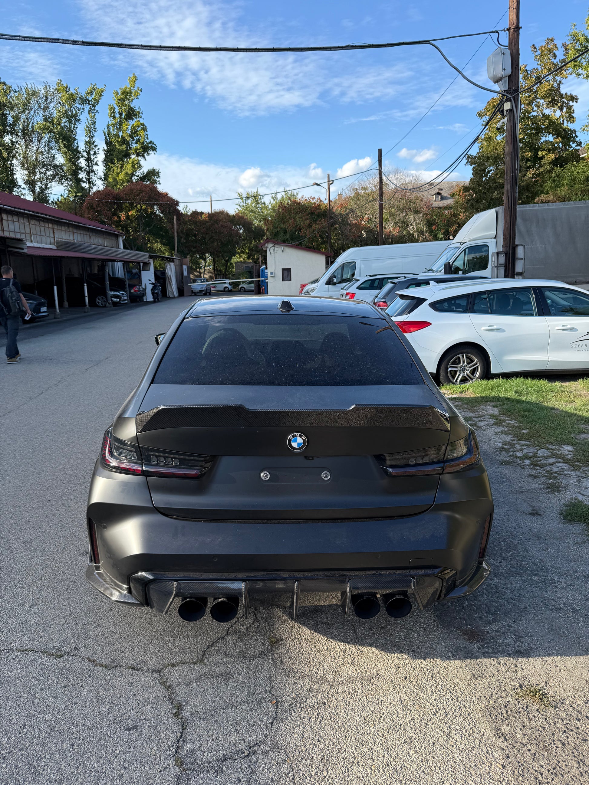 BMW M3/3 Series G80/G20 DTD STYLE DRY CARBON FIBER REAR SPOILER-DARKTRACE DESIGN-DARKTRACE DESIGN