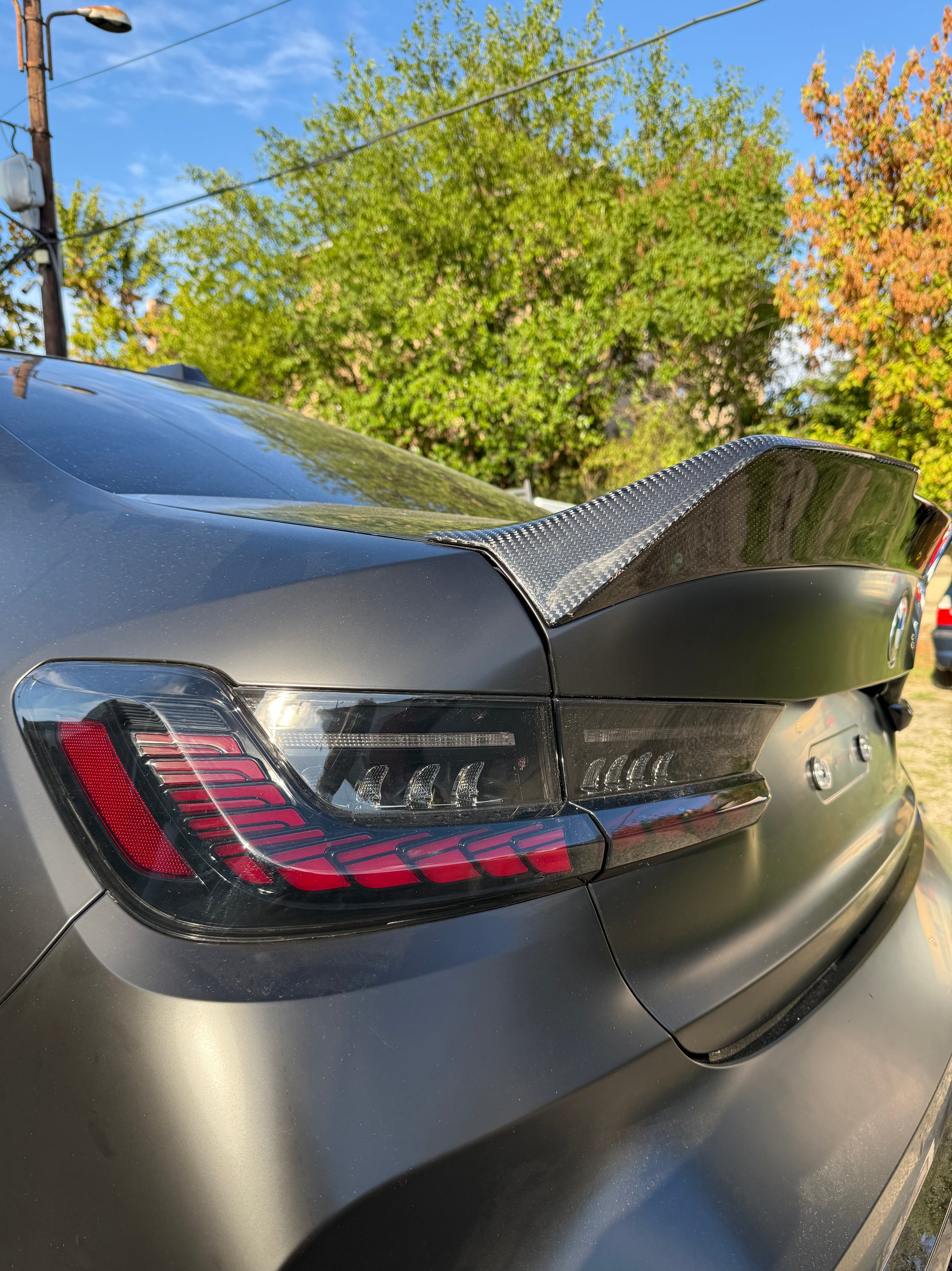 BMW M3/3 Series G80/G20 DTD STYLE DRY CARBON FIBER REAR SPOILER-DARKTRACE DESIGN-DARKTRACE DESIGN
