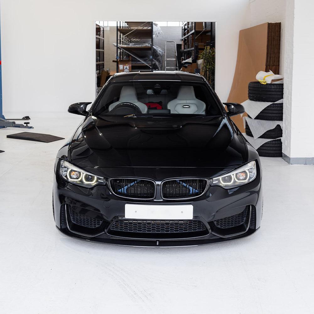 BMW M3/M4 F80/F82/F83 MP STYLE DRY CARBON FIBER FRONT LIP ANGLES-DARKTRACE DESIGN-DARKTRACE DESIGN