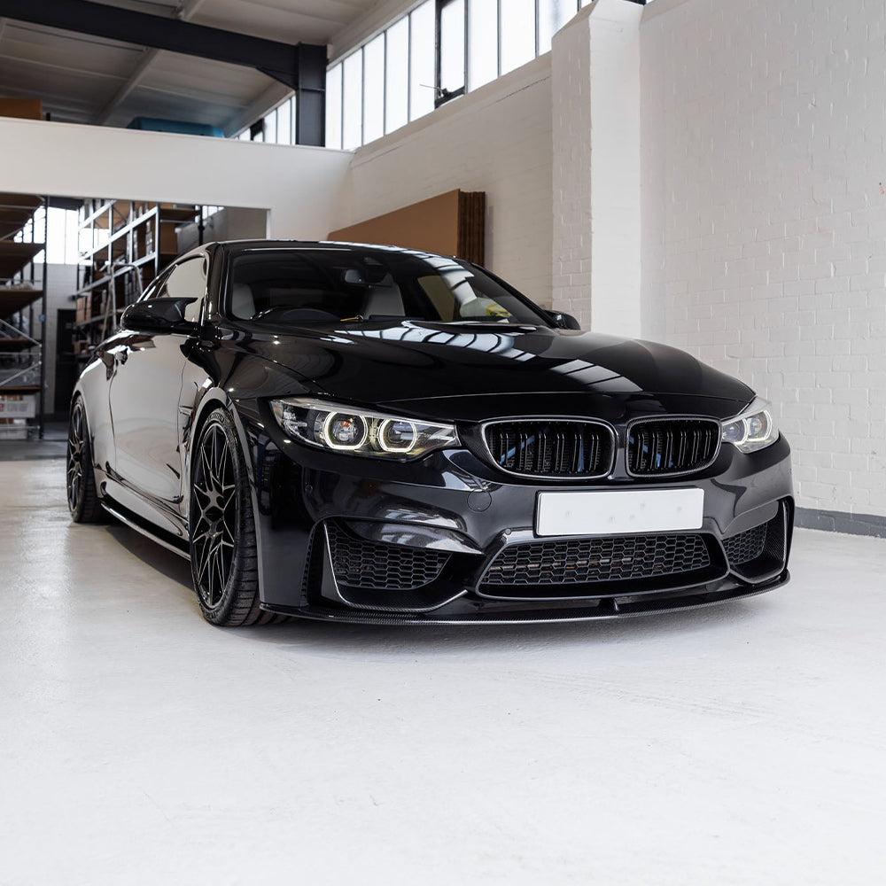 BMW M3/M4 F80/F82/F83 MP STYLE DRY CARBON FIBER FRONT LIP ANGLES-DARKTRACE DESIGN-DARKTRACE DESIGN