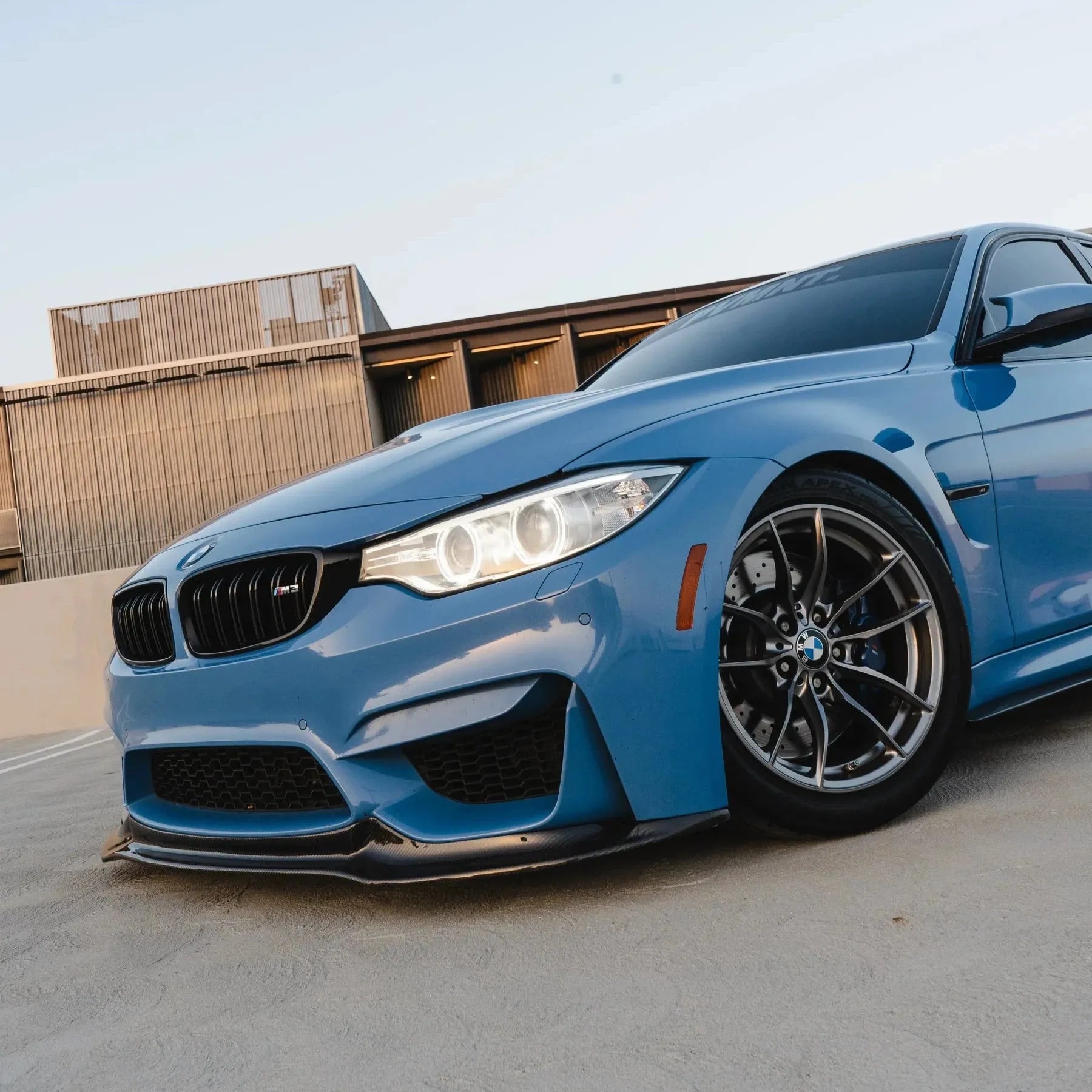BMW M3/M4 F80/F82/F83 V STYLE DRY CARBON FIBER FRONT LIP-DARKTRACE DESIGN-DARKTRACE DESIGN
