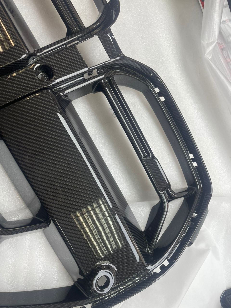 BMW M3/M4 G80/G81/G82/G83 CSL V2 STYLE DRY CARBON FIBER FRONT GRILL-DARKTRACE DESIGN-DARKTRACE DESIGN