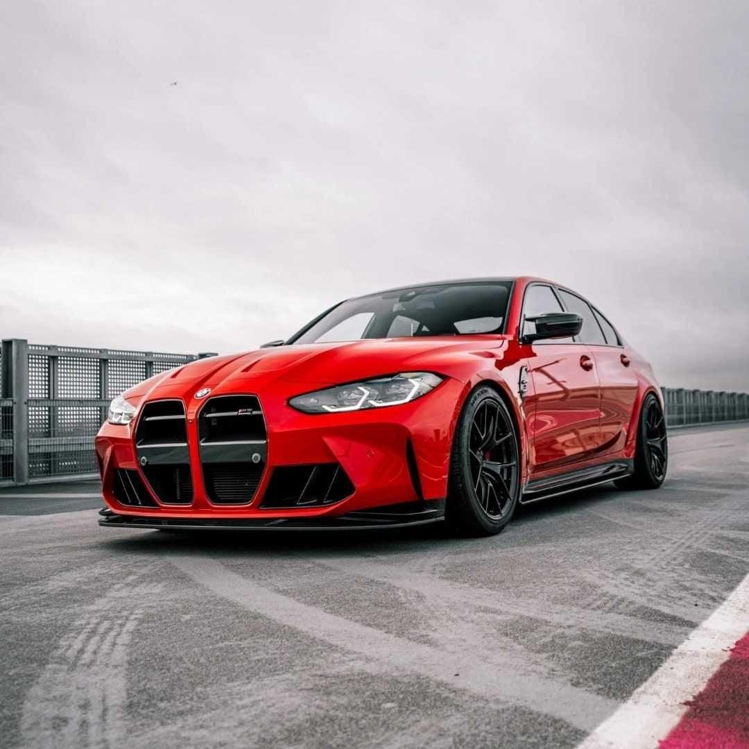 BMW M3/M4 G80/G81/G82/G83 DOUBLE FIN DRY CARBON FIBER FRONT BUMPER VENTS-DARKTRACE DESIGN-DARKTRACE DESIGN