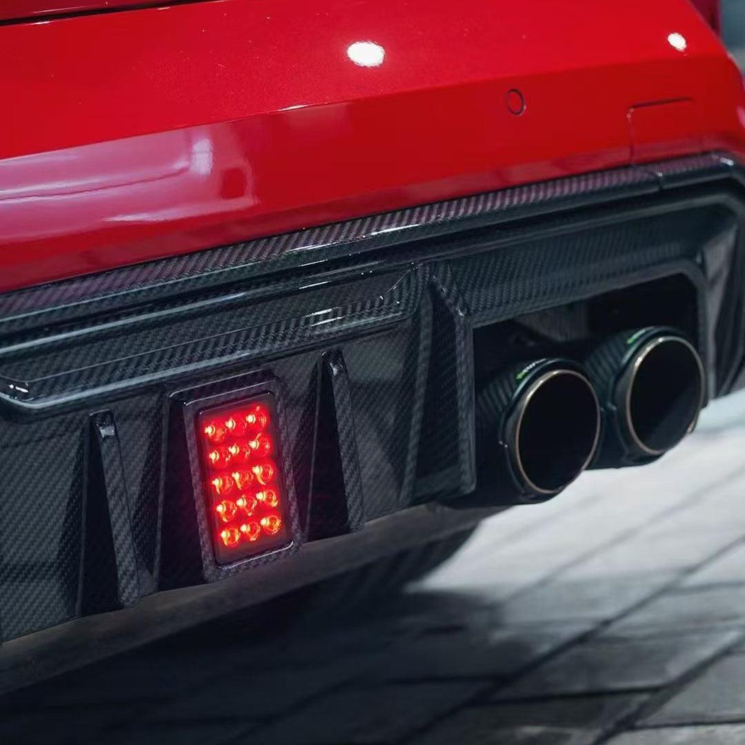 BMW M3/M4 G80/G81/G82/G83 DTD V1 STYLE DRY CARBON FIBER REAR DIFFUSER-DARKTRACE DESIGN-DARKTRACE DESIGN