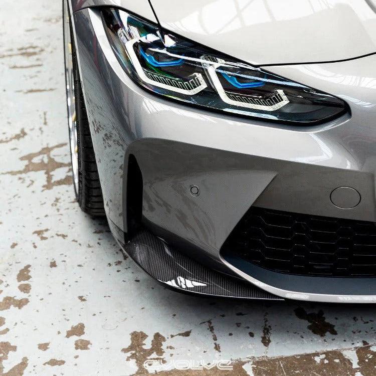 BMW M3/M4 G80/G81/G82/G83 OEM STYLE DRY CARBON FIBER FRONT CORNERS-DARKTRACE DESIGN-DARKTRACE DESIGN