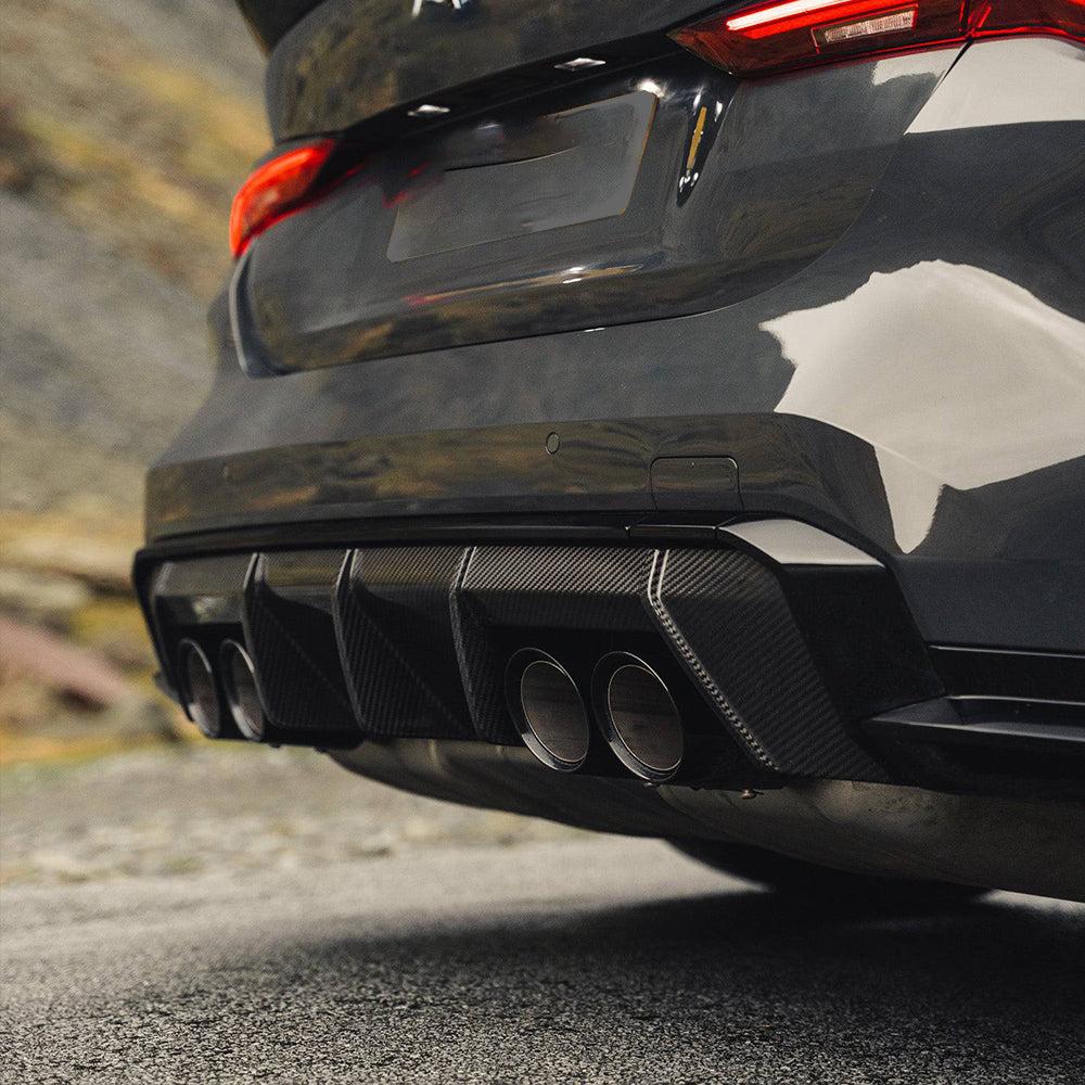 BMW M3/M4 G80/G81/G82/G83 OEM STYLE DRY CARBON FIBER REAR DIFFUSER-DARKTRACE DESIGN-DARKTRACE DESIGN