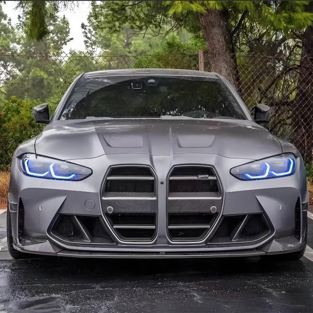 BMW M3/M4 G80/G81/G82/G83 ST STYLE DRY CARBON FIBER FRONT GRILL-DARKTRACE DESIGN-DARKTRACE DESIGN