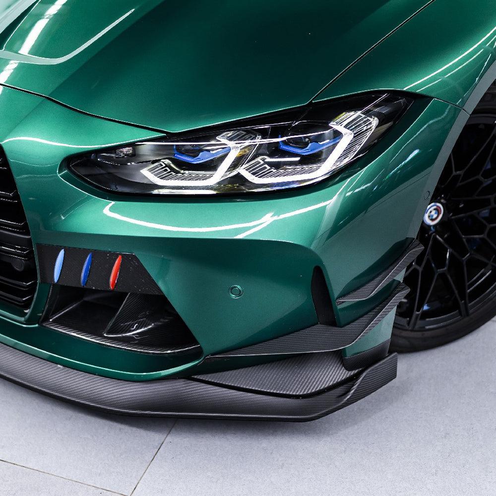 BMW M3/M4 G80/G81/G82/G83 VS STYLE DRY CARBON FIBER FRONT WIND KNIVES-DARKTRACE DESIGN-DARKTRACE DESIGN