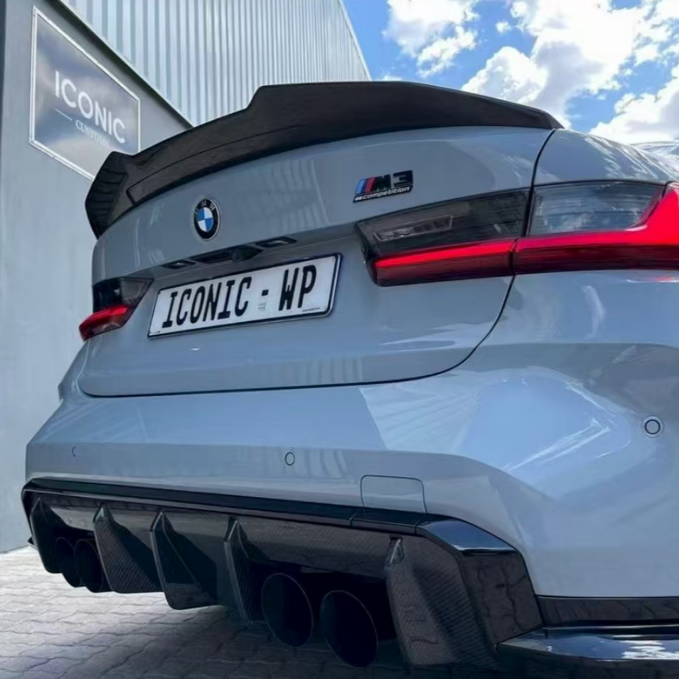 BMW M3/M4 G80/G82 PSM STYLE DRY CARBON FIBER REAR SPOILER-DARKTRACE DESIGN-DARKTRACE DESIGN