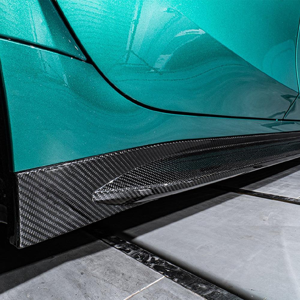 BMW M4 G82/G83 OEM STYLE DRY CARBON FIBER SIDE SKIRTS-DARKTRACE DESIGN-DARKTRACE DESIGN