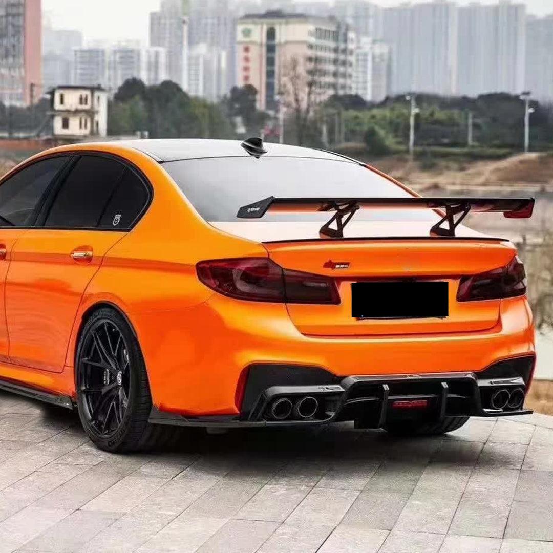 BMW M5 F90 DTD V1 STYLE DRY CARBON FIBER REAR LIP-DARKTRACE DESIGN-DARKTRACE DESIGN