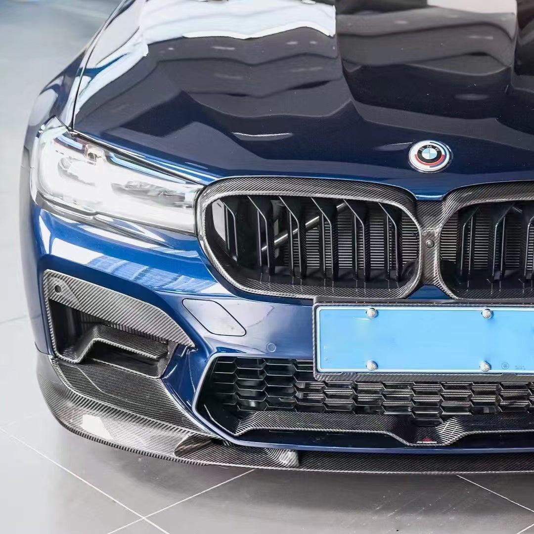 BMW M5 F90 LCI DRY CARBON FIBER FOG LAMP FRAMES-DARKTRACE DESIGN-DARKTRACE DESIGN