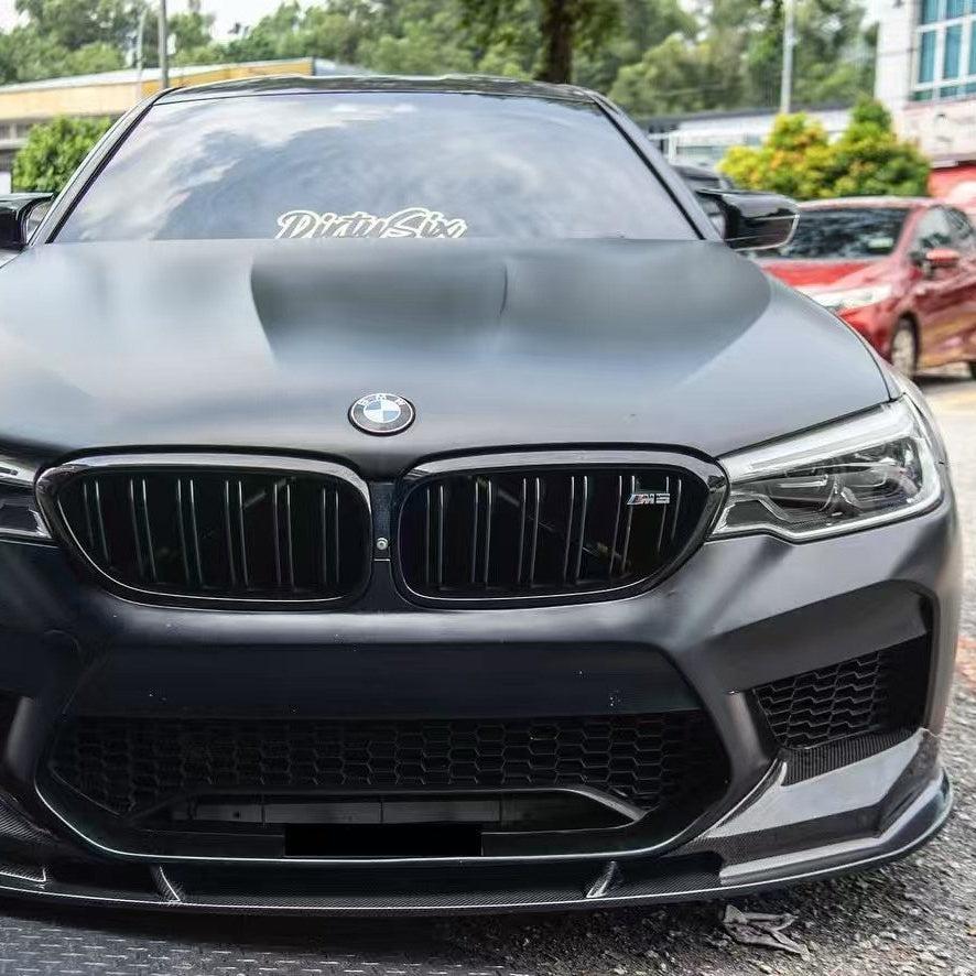 BMW M5 F90 PRE-LCI 3D STYLE DRY CARBON FIBER FRONT LIP-DARKTRACE DESIGN-DARKTRACE DESIGN