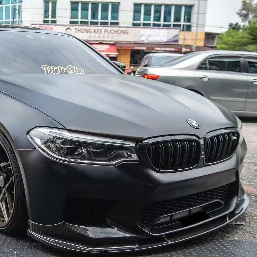 BMW M5 F90 PRE-LCI 3D STYLE DRY CARBON FIBER FRONT LIP-DARKTRACE DESIGN-DARKTRACE DESIGN