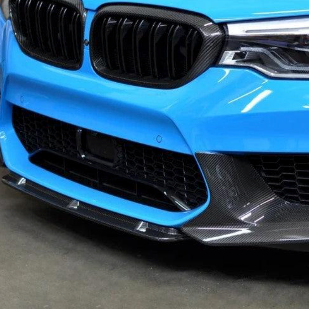 BMW M5 F90 PRE-LCI DRY CARBON FIBER FRONT BUMPER ANGLES-DARKTRACE DESIGN-DARKTRACE DESIGN