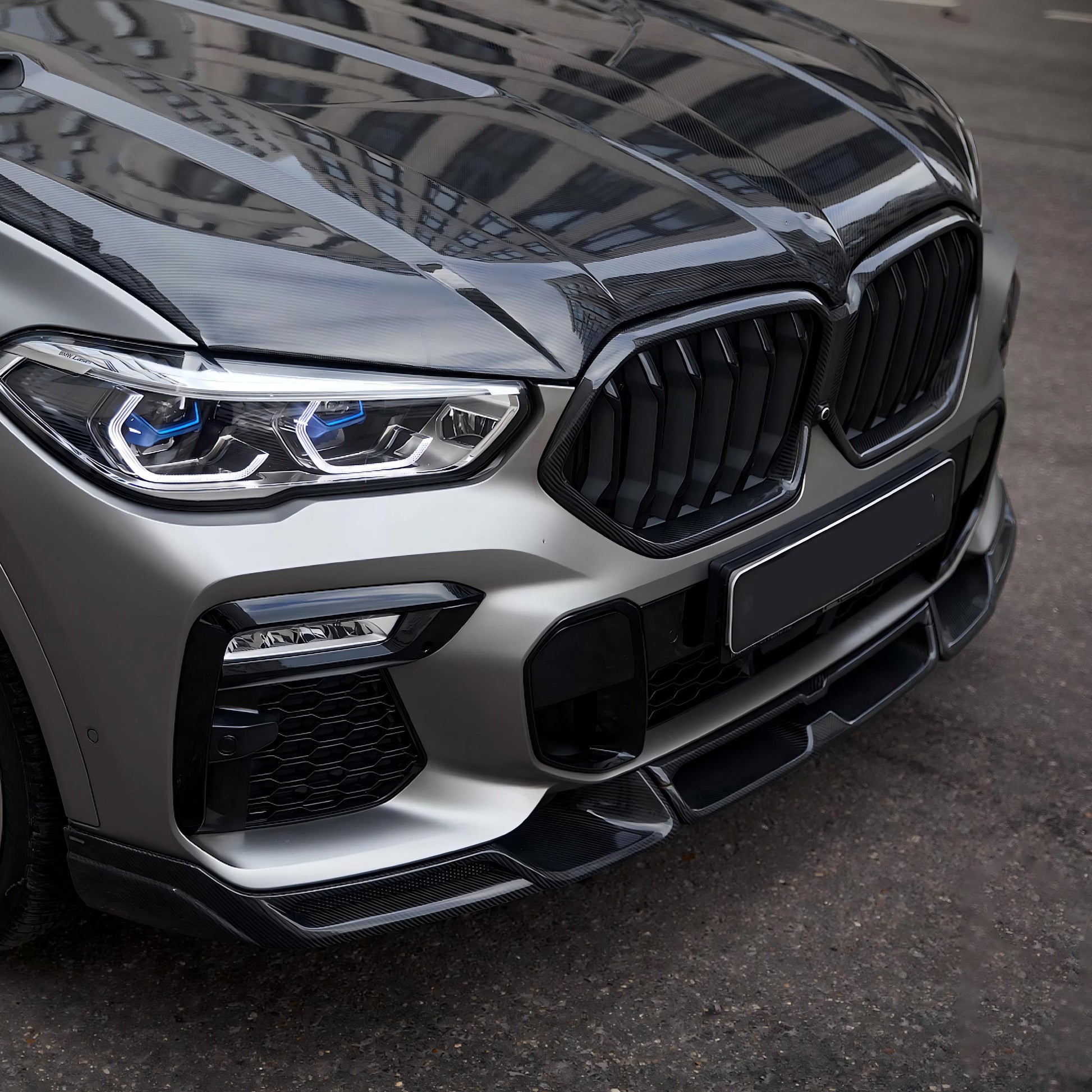 BMW X6 M50i G06 PRE-LCI CARBON FIBER HOOD-DARKTRACE DESIGN-DARKTRACE DESIGN