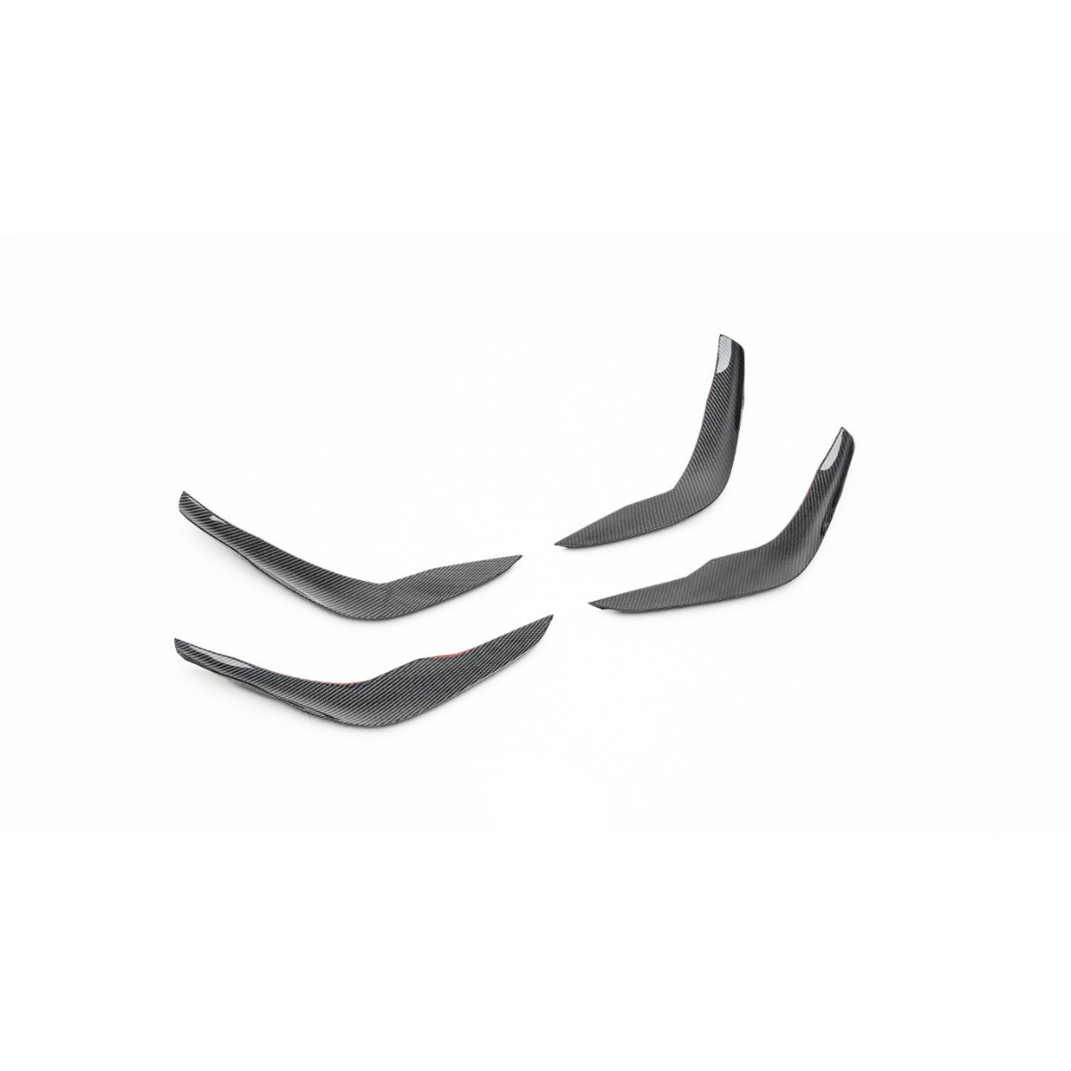 BMW XM G09 DRY CARBON FIBER FRONT WIND KNIVES-DARKTRACE DESIGN-DARKTRACE DESIGN