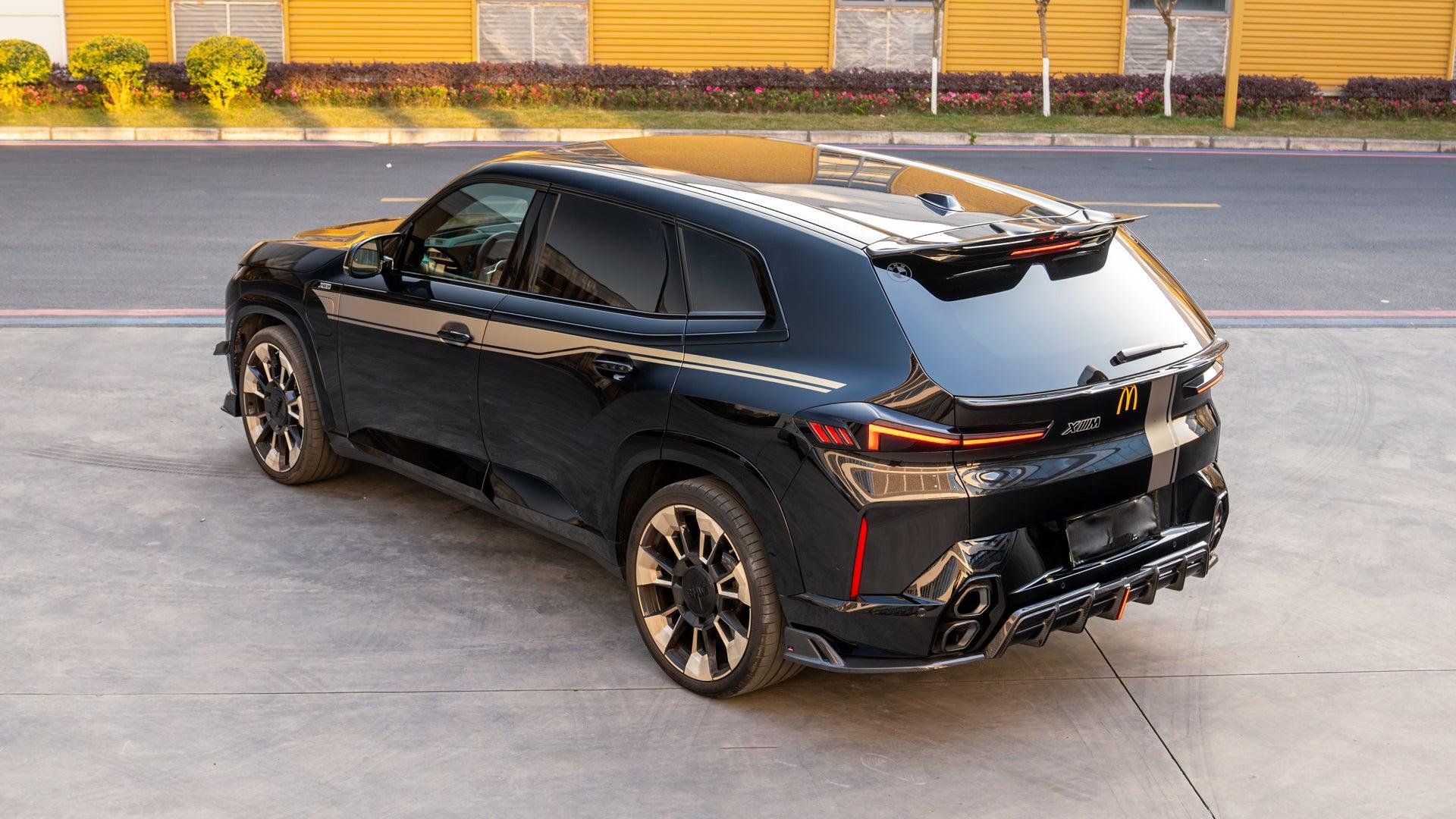 BMW XM G09 DRY CARBON FIBER ROOF SPOILER-DARKTRACE DESIGN-DARKTRACE DESIGN