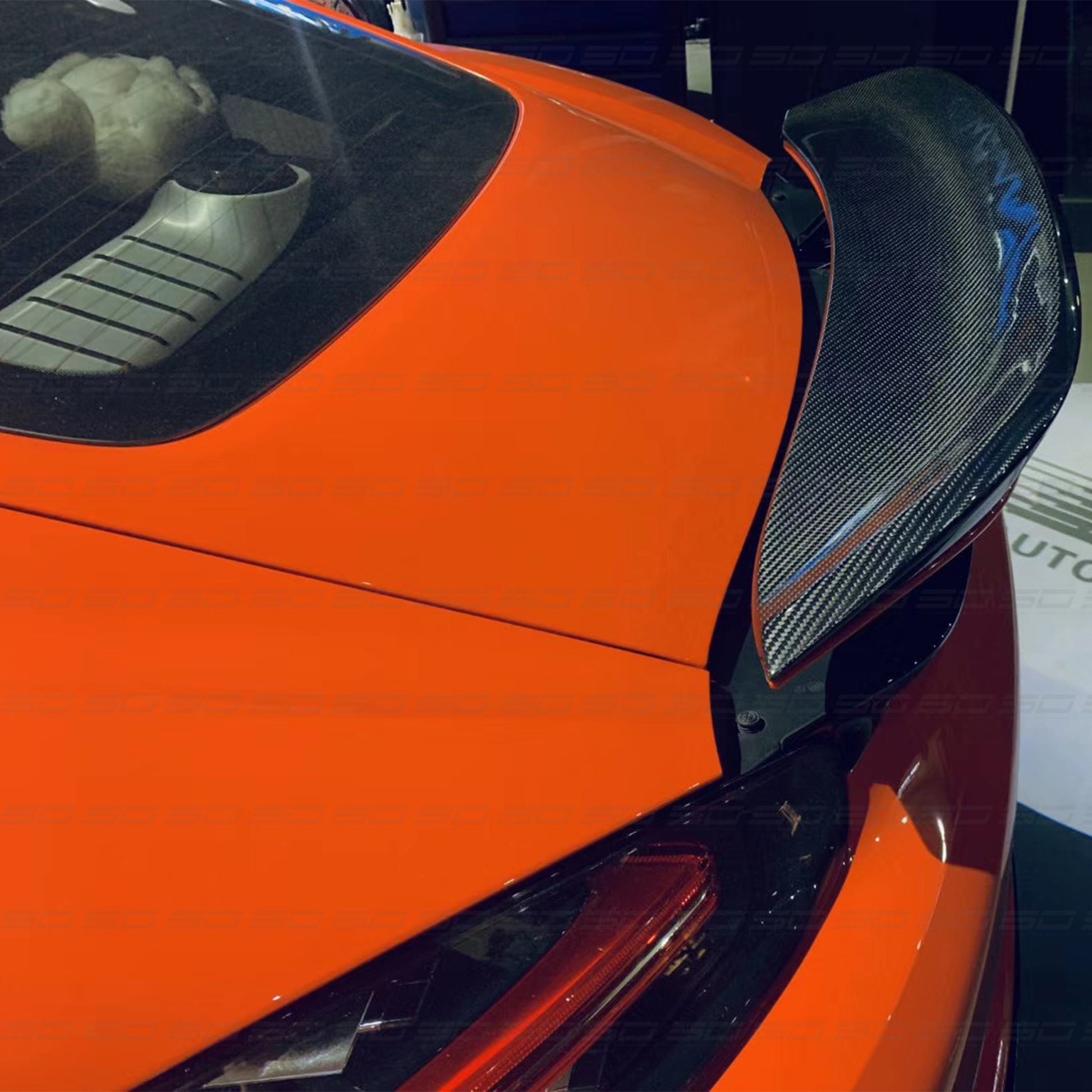 PORSCHE 718 DRY CARBON FIBER DUCKTAIL SPOILER-DARKTRACE DESIGN-DARKTRACE DESIGN