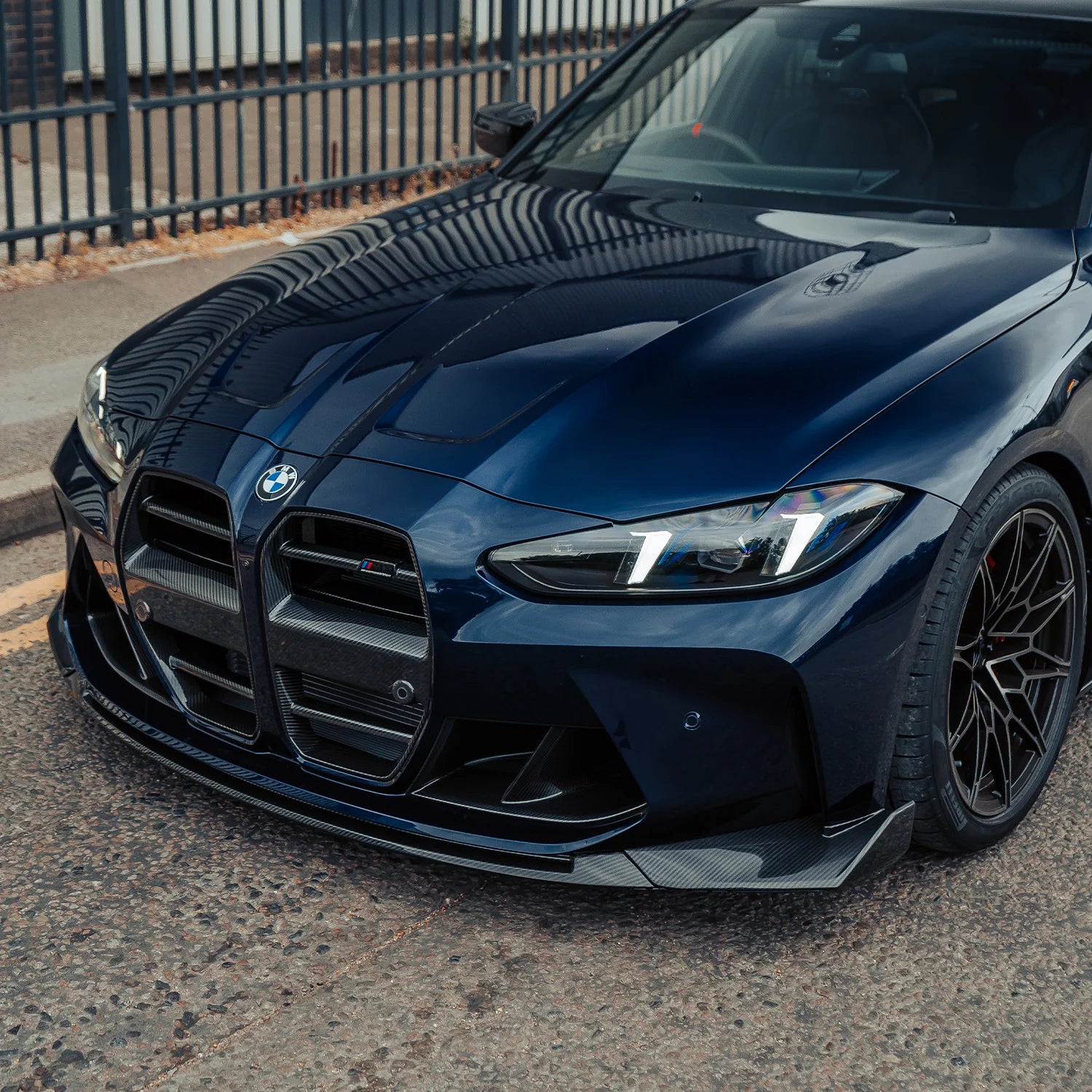 BMW-M3-m4-g80-g81-g82-g83-CS-Dry-Carbon-Fiber-front-lip-4