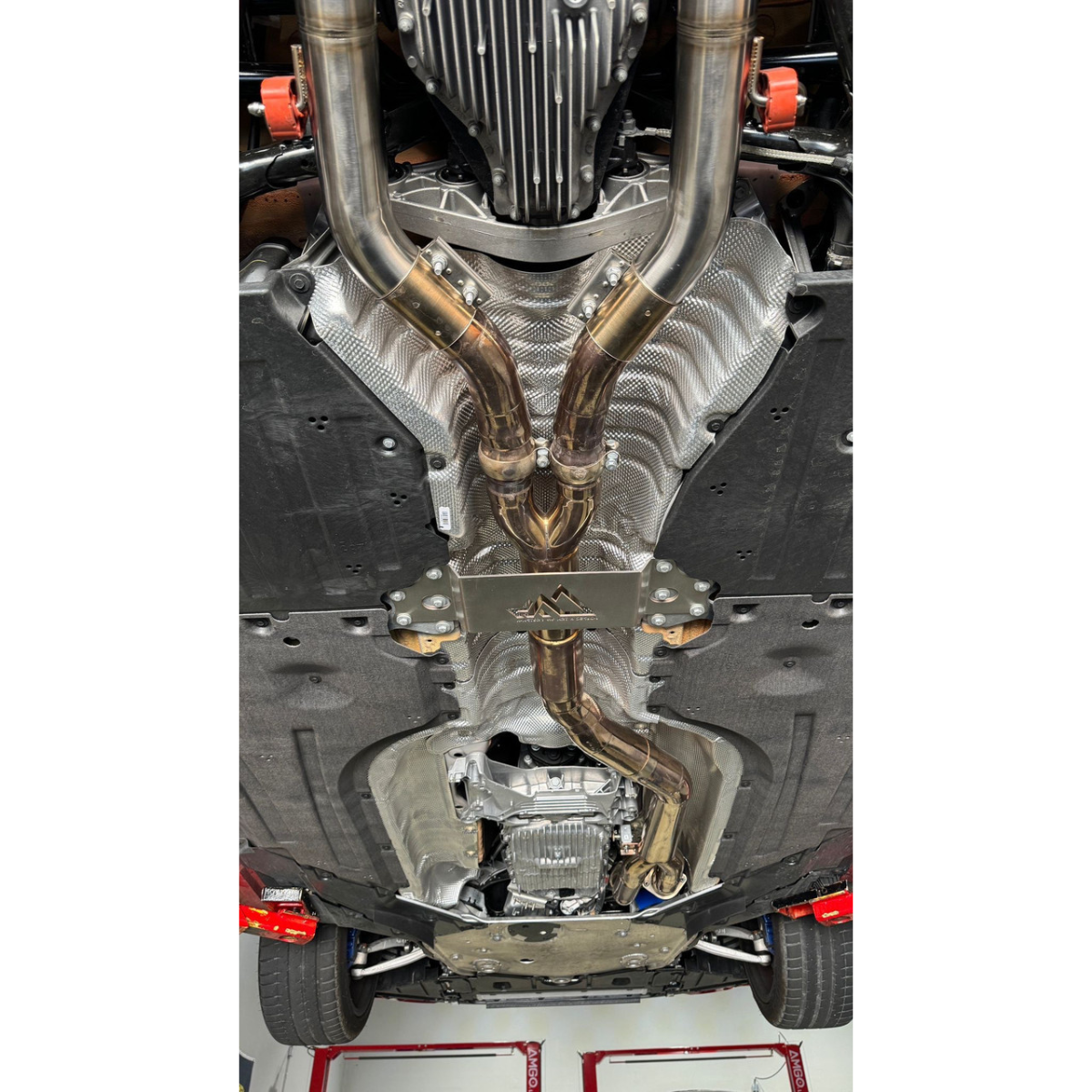 MAD_BMW_G87_M2_S58_Resonated_Single_Midpipe_Brace_Included_4