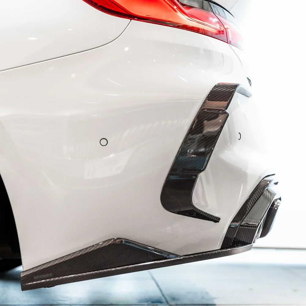 SOOQOO BMW M8 F91 Rear Diffuser In Prepreg Carbon Fiber