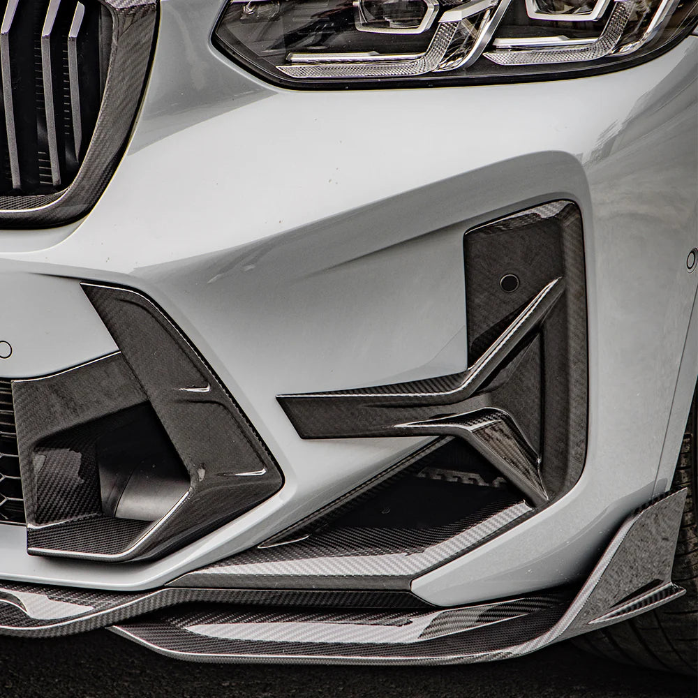 SOOQOO BMW X3M X4M F97 F98 LCI Air Inlets In Prepreg Carbon Fiber