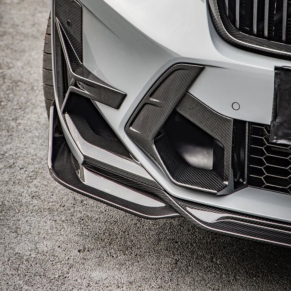SOOQOO V1 BMW X3M X4M F97 F98 LCI Front Lip In Prepreg Carbon Fiber