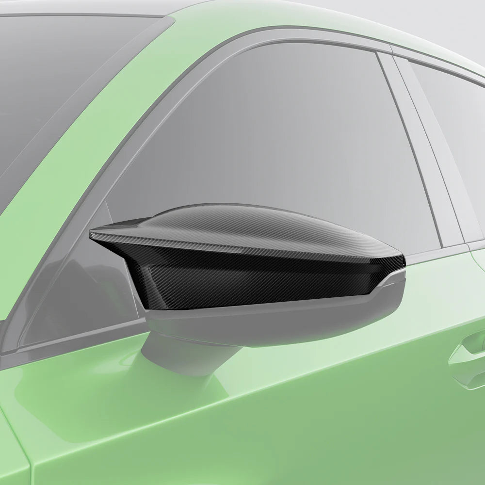 SOOQOO AUDI RS3 8Y Mirror Caps In Prepreg Carbon Fiber