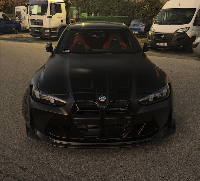 BMW M3/M4 G80/G81/G82/G83 CSL V2 STYLE DRY CARBON FIBER FRONT GRILL (ACC)