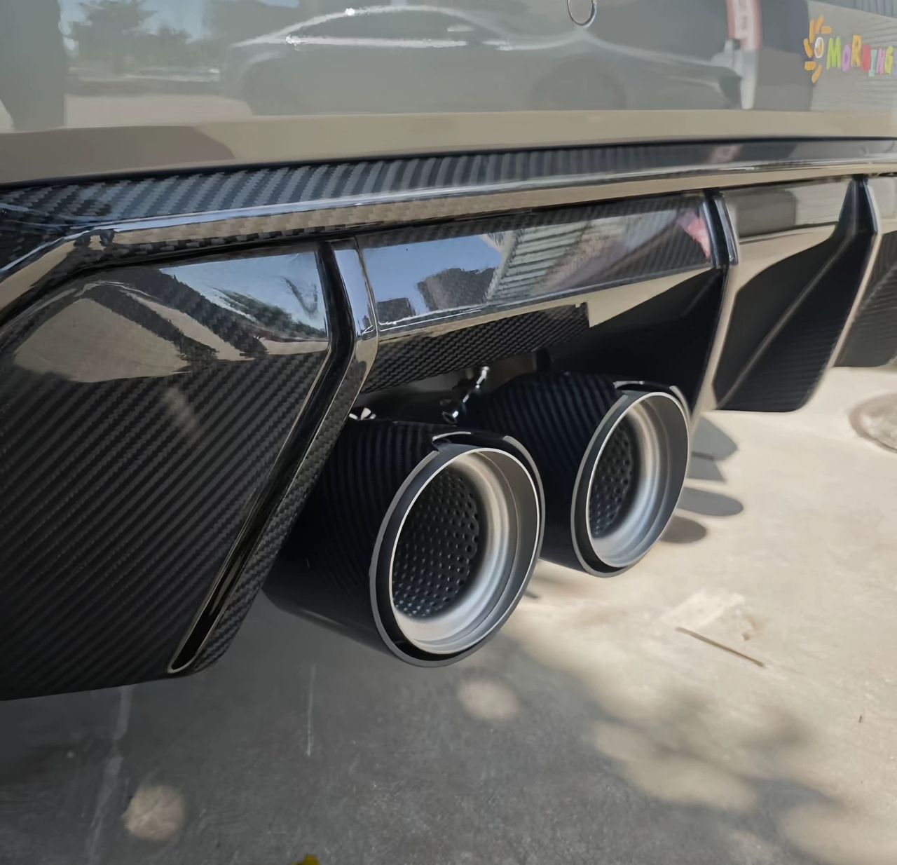BMW M2/M3/M4 G80/G81/G82/G83/G87 DRY CARBON FIBER EXHAUST TIPS