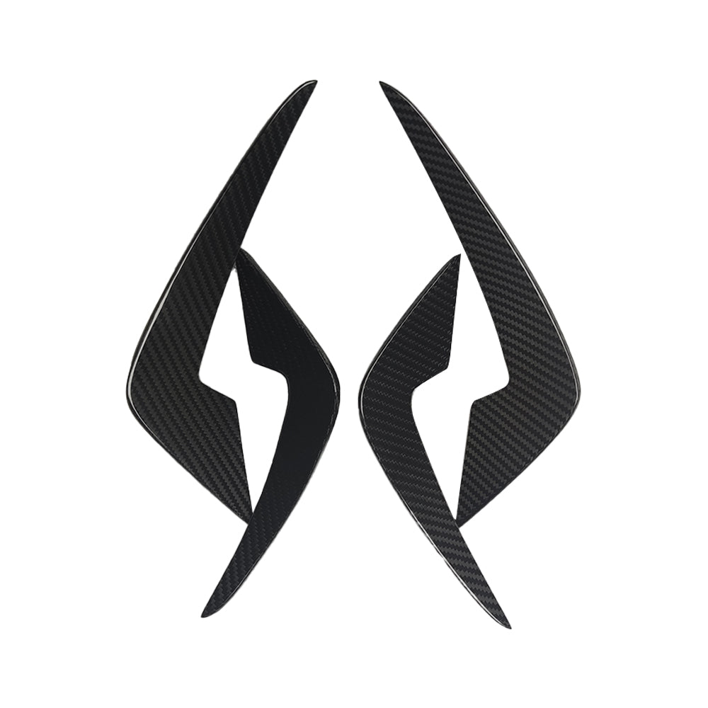 BMW M2 F87 DRY CARBON FIBER FRONT WIND KNIVES-DARKTRACE DESIGN-DARKTRACE DESIGN