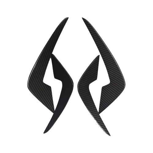 BMW M2 F87 DRY CARBON FIBER FRONT WIND KNIVES-DARKTRACE DESIGN-DARKTRACE DESIGN