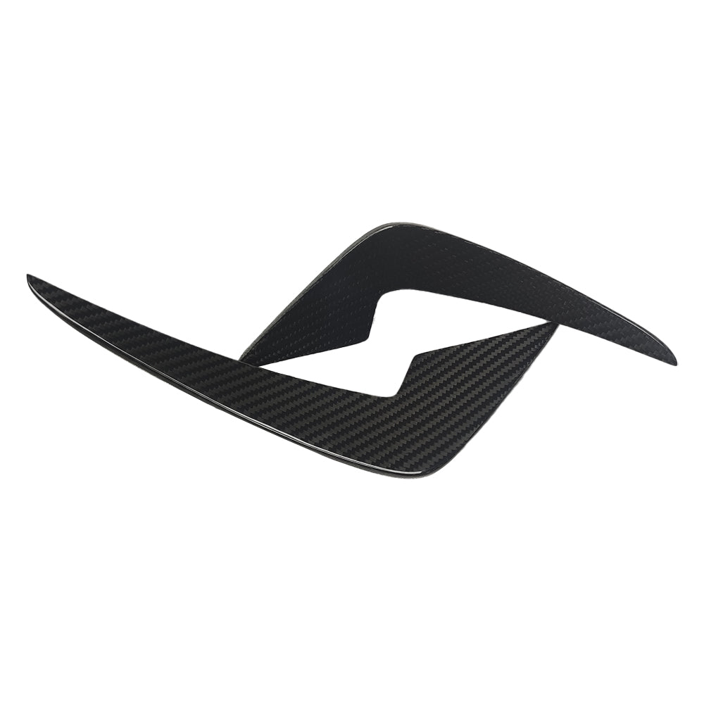 BMW M2 F87 DRY CARBON FIBER FRONT WIND KNIVES-DARKTRACE DESIGN-DARKTRACE DESIGN