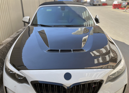 BMW M2 F87 DRY CARBON FIBER HOOD-DARKTRACE DESIGN-DARKTRACE DESIGN