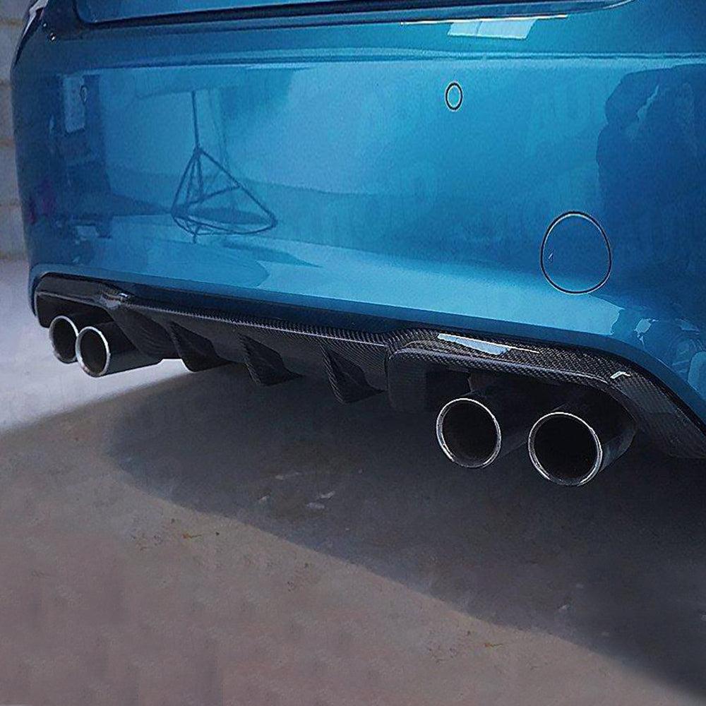 BMW M2 F87 MP STYLE DRY CARBON FIBER REAR DIFFUSER-DARKTRACE DESIGN-DARKTRACE DESIGN